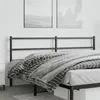 Image de vidaXL Hoofdbord 193 cm metaal zwart355402