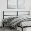 Image de vidaXL Hoofdbord 200 cm metaal zwart355403