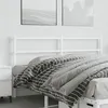 Image de vidaXL Hoofdbord 160 cm metaal wit355449