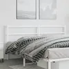 Image de vidaXL Hoofdbord 193 cm metaal wit355451