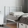 Image de vidaXL Tête de Lit, Accessoire de Lit avec Pieds, Tête de Cadre de Lit, Meuble de Chambre à Coucher Maison Intérieur, Métal 355639