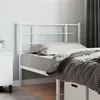 Image de vidaXL Hoofdbord 107 cm metaal wit355640