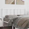 Image de vidaXL Tête de Lit, Accessoire de Lit avec Pieds, Tête de Cadre de Lit, Meuble de Chambre à Coucher Maison Intérieur, Métal 355642