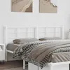 Image de vidaXL Tête de Lit, Accessoire de Lit avec Pieds, Tête de Cadre de Lit, Meuble de Chambre à Coucher Maison Intérieur, Métal 355646