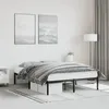 Image de vidaXL Bedframe metaal zwart 140x190 cm373655