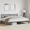 Image de vidaXL Bedframe met hoofdbord metaal zwart 193x203 cm374247