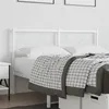 Image de vidaXL Hoofdbord 140 cm metaal wit376308