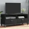 Image de vidaXL Meuble TV, Armoire de Télévision avec Tiroirs, Meuble Télé avec Rangement Salon Salle de Séjour, Industriel, Noir 374930