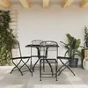 Image de vidaXL 5-delige Tuinset metaalgaas antracietkleurig3211810