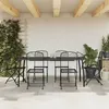 Image de vidaXL Ensemble à manger de jardin 7 pcs anthracite métal maille 3211814