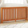 Image de vidaXL Cache-radiateur, Couverture de Radiateur avec Étagère, Meuble de Salon Chambre à Coucher Couloir, Cire Marron Bois 844493