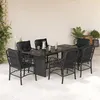 Image de vidaXL Ensemble à Manger de Jardin avec Coussins 7pcs, Table et Chaise de Terrasse, Meubles de Patio, Mobilier d'Extérieur, 3212056