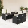 Image de vidaXL Ensemble à Manger de Jardin avec Coussins 5 pcs, Table et Chaises avec Dossier Réglable, Meubles d'Extérieur Patio 3212294