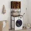 Image de Armoire de machine à laver chêne fumé 68x48,5x194 cm