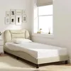 Image de vidaXL Cadre de Lit sans Matelas Hvar, Lit Rembourré, Sommier à Lattes, Lit Simple, Lit Adulte de Chambre à Coucher 3207735