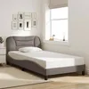 Image de vidaXL Cadre de Lit sans Matelas Hvar, Lit Rembourré, Sommier à Lattes, Lit Simple, Lit Adulte de Chambre à Coucher 3207755