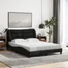Image de vidaXL Cadre de Lit sans Matelas Hvar, Lit Rembourré, Sommier à Lattes, Lit Double, Lit Adulte de Chambre à Coucher 3207760