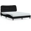Image de vidaXL Cadre de Lit sans Matelas Hvar, Lit Rembourré, Sommier à Lattes, Lit Double, Lit Adulte de Chambre à Coucher 3207774