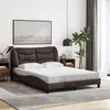 Image de vidaXL Cadre de Lit sans Matelas Hvar, Lit Rembourré, Sommier à Lattes, Lit Double, Lit Adulte de Chambre à Coucher 3207775