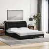 Image de vidaXL Cadre de Lit sans Matelas Hvar, Lit Rembourré, Sommier à Lattes, Lit Double, Lit Adulte de Chambre à Coucher 3207781