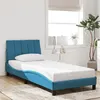 Image de vidaXL Cadre de Lit sans Matelas Hanko, Lit Rembourré, Sommier à Lattes, Lit Simple, Lit Adulte de Chambre à Coucher 3207823