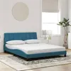 Image de vidaXL Cadre de Lit sans Matelas Hanko, Lit Rembourré, Sommier à Lattes, Lit Double, Lit Adulte de Chambre à Coucher 3207859