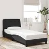 Image de vidaXL Cadre de Lit sans Matelas, Lit Rembourré, Sommier à Lattes, Lit Simple, Lit Adulte de Chambre à Coucher Intérieur, 3207889