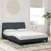Image de vidaXL Cadre de Lit sans Matelas, Lit Rembourré, Sommier à Lattes, Lit Double, Lit Adulte de Chambre à Coucher Intérieur, 3207912