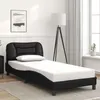 Image de vidaXL Cadre de Lit sans Matelas Hvar, Lit Rembourré, Sommier à Lattes, Lit Simple, Lit Adulte de Chambre à Coucher 3207974