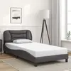 Image de vidaXL Cadre de Lit sans Matelas Hvar, Lit Rembourré, Sommier à Lattes, Lit Simple, Lit Adulte de Chambre à Coucher 3207984