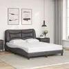 Image de vidaXL Cadre de Lit sans Matelas Hvar, Lit Rembourré, Sommier à Lattes, Lit Double, Lit Adulte de Chambre à Coucher 3208005