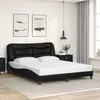 Image de vidaXL Cadre de Lit sans Matelas Hvar, Lit Rembourré, Sommier à Lattes, Lit Double, Lit Adulte de Chambre à Coucher 3208009