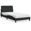Image de vidaXL Lit avec Matelas, Lit Rembourré avec Coussin de Tête de Lit, Lit Simple, Lit Adulte de Chambre à Coucher Intérieur, 3208642