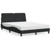 Image de vidaXL Bed met matras fluweel zwart 120x200 cm3208648