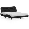 Image de vidaXL Bed met matras kunstleer zwart 160x200 cm3208731
