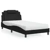 Image de vidaXL Lit avec Matelas, Lit Rembourré avec Coussin de Tête de Lit, Lit Simple, Lit Adulte, Meuble de Chambre à Coucher 3208775