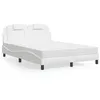 Image de vidaXL Bed met matras kunstleer wit 120x200 cm3208783