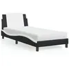 Image de vidaXL Lit avec Matelas, Lit Rembourré avec Coussin de Tête de Lit, Lit Simple, Lit Adulte, Meuble de Chambre à Coucher 3208843
