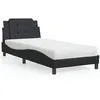 Image de vidaXL Lit avec Matelas, Lit Rembourré avec Coussin de Tête de Lit, Lit Simple, Lit Adulte, Meuble de Chambre à Coucher 3208845