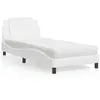 Image de vidaXL Lit avec Matelas, Lit Rembourré avec Coussin de Tête de Lit, Lit Simple, Lit Adulte, Meuble de Chambre à Coucher 3208846
