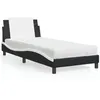 Image de vidaXL Lit avec Matelas, Lit Rembourré avec Coussin de Tête de Lit, Lit Simple, Lit Adulte, Meuble de Chambre à Coucher 3208850