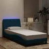 Image de vidaXL Cadre de Lit avec Lumières LED, Lit Rembourré, Sommier à Lattes, Lit Simple, Lit Adulte de Chambre à Coucher 3213829