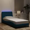 Image de vidaXL Cadre de Lit avec Lumières LED, Lit Rembourré, Sommier à Lattes, Lit Simple, Lit Adulte de Chambre à Coucher 3213835