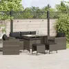 Image de Salon de jardin vidaxl rotin 7 personnes 6 pieces