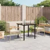 Image de vidaXL Ensemble à Manger de Jardin avec Coussins 3 pcs, Table et Chaise de Terrasse, Meubles de Patio, Mobilier d'Extérieur, 3213631