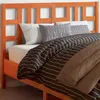 Image de vidaXL Tête de lit cire marron 150 cm bois massif de pin 844192