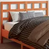 Image de vidaXL Tête de lit cire marron 135 cm bois massif de pin 844200