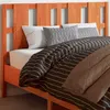 Image de vidaXL Tête de lit cire marron 135 cm bois massif de pin 844220