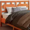 Image de vidaXL Tête de lit cire marron 135 cm bois massif de pin 844230