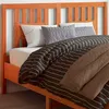 Image de vidaXL Hoofdbord 140 cm massief grenenhout wasbruin844314